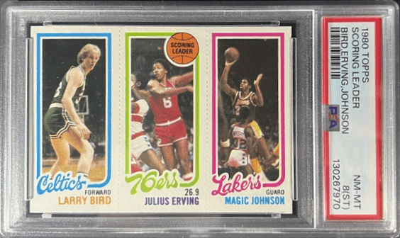 Bird, Erving, and Johnson collectible