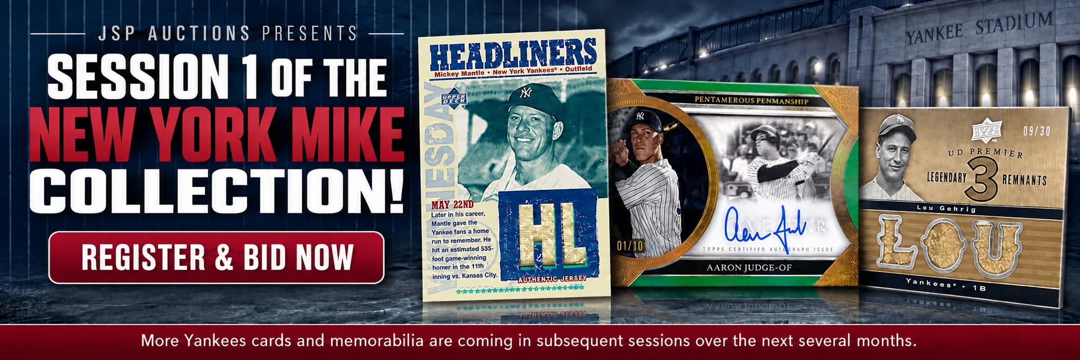 A Legacy in Pinstripes: The New York Mike Collection Session 1